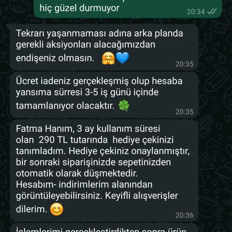 Hediye Çeki Kullanımında Yaşanan Sorunlar