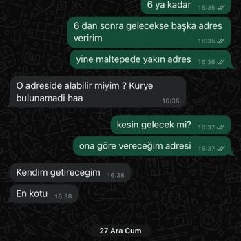 Kayıp Sipariş Ve İletişim Sorunları
