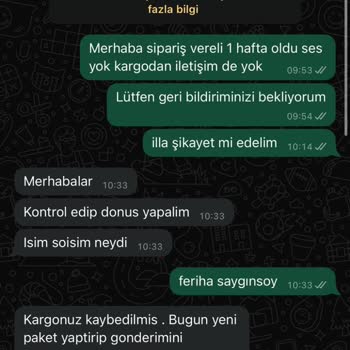 Kayıp Sipariş Ve İletişim Sorunları