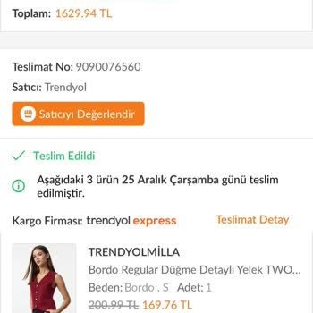 Eksik Ürün İadesi Ve İletişim Sorunları