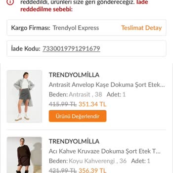 Eksik Ürün İadesi Ve İletişim Sorunları