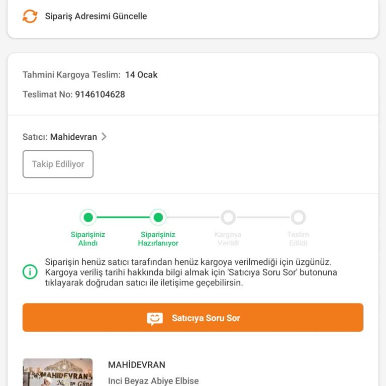 Trendyol Teslimat Gecikmesi Ve İletişim Sorunu
