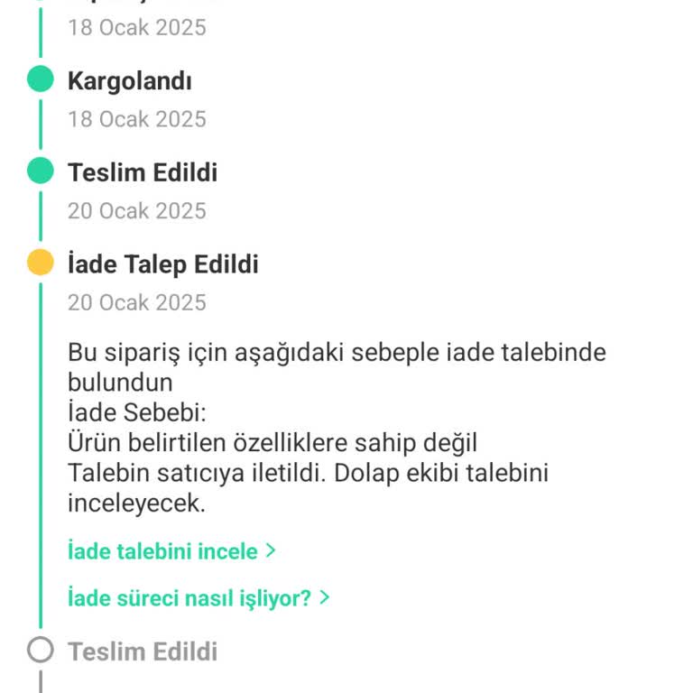 Yanlış Onaylanan İade İşlemi