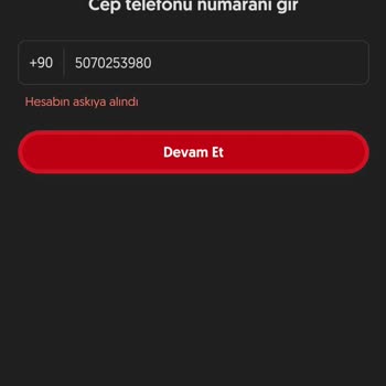 Hesabım Aniden Engellendi: Yardım Talep Ediyorum