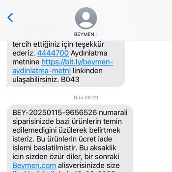 Müşteri Hizmetlerinde Hayal Kırıklığı Ve İptal Edilen Siparişler