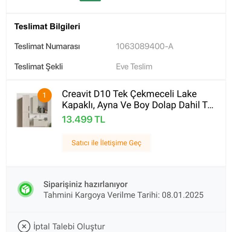 Teslimat Gecikmesi Ve İletişim Sorunları