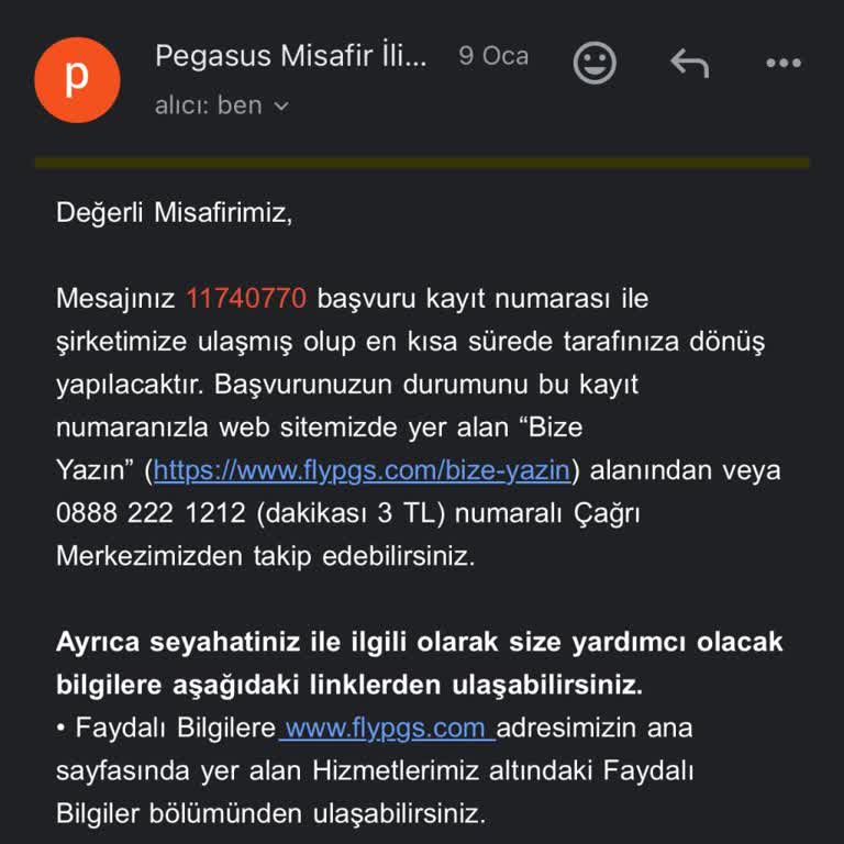 Pegasus Uçuş Gecikmesi Ve Tazminat Sorunu