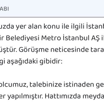 Gece Yarısı Metro Çilesi Ve İade Sorunu