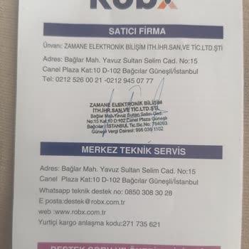 Robx7 Robot Süpürge İle Sürekli Arıza Sorunu