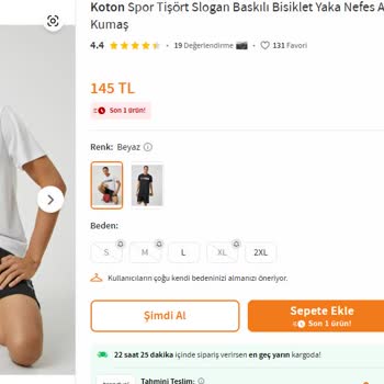 Yanlış Ürün Ve Beden Gönderimi