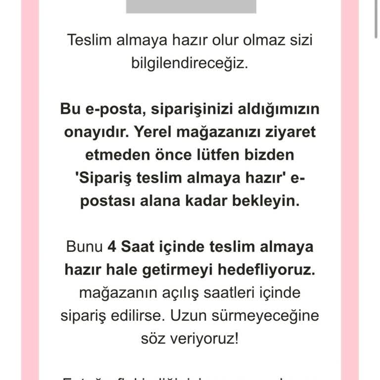 Pandora'dan Alışverişte İletişim Ve Stok Sorunları