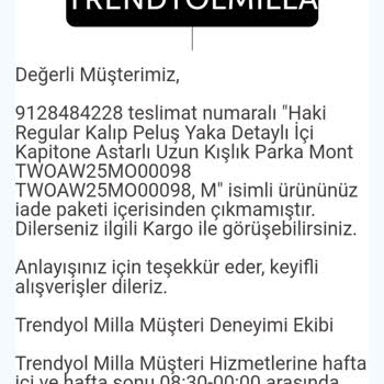 Trendyol Express İle Kaybolan İade Ve İade Edilmeyen Param