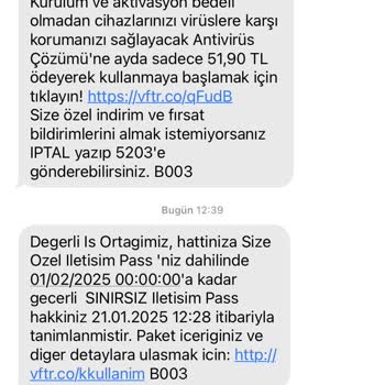 Vodafone Kurumsal Hattımız Sürekli Kapanıyor!