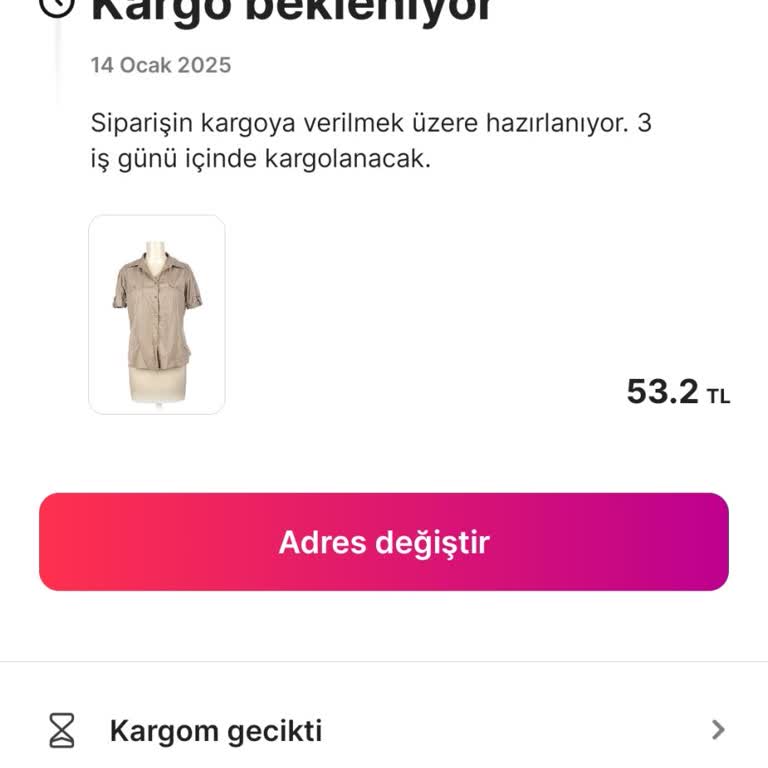 Gardrops'ta Kargo Sorunu Ve İletişim Eksikliği