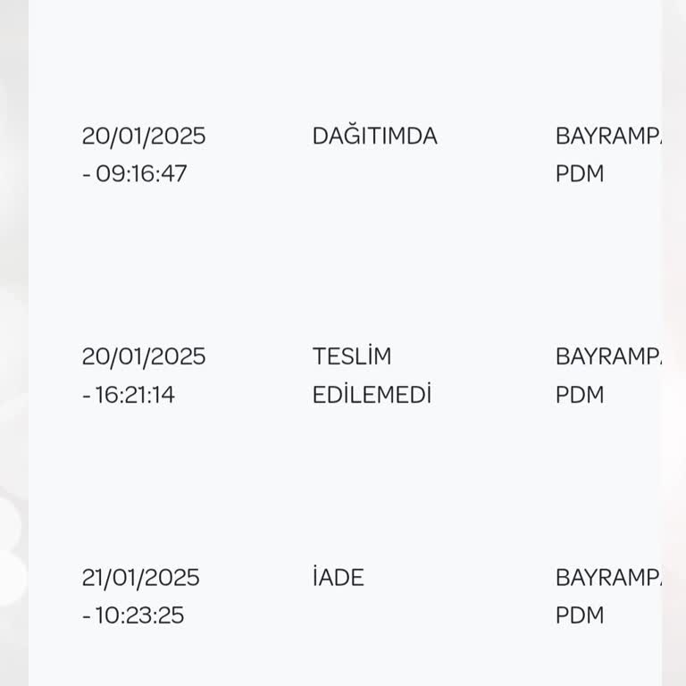 PTT Kargo'nun Yanıltıcı İade Süreci