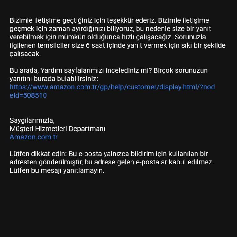 Amazon'dan Aldığım Mouse'un Sorunuyla İlgilenilmiyor