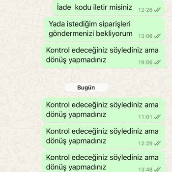 Yanlış Ürün Gönderimi Ve Müşteri Hizmetleri Sorunu