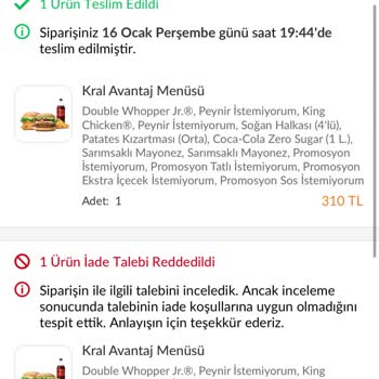 Yanlış Ürün Teslimatı Ve İade Talebi Sorunu