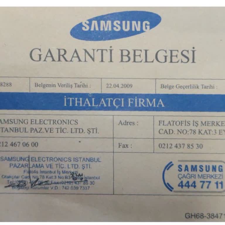 Samsung Bayisinin Garanti Uzatma Sorunu Ve Mağduriyet