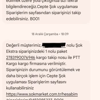 Yanlış Kargo Takip Numarası Ve Çözülmeyen Sorunlar