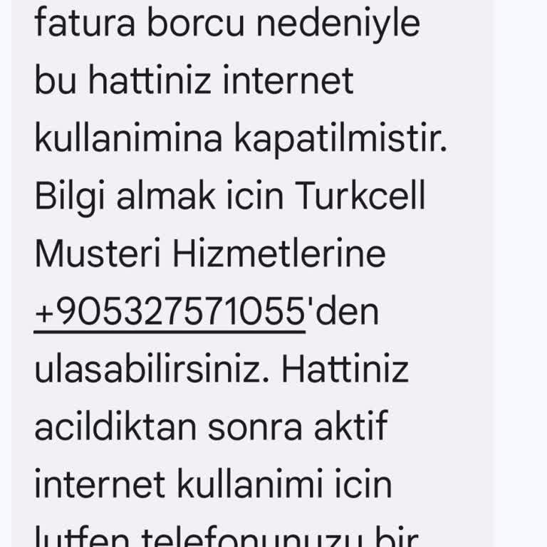 Haksız Yere Kapanan Hat Sorunu