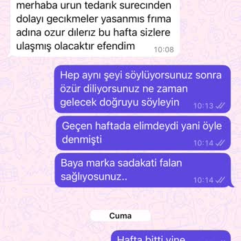 Sipariş Ulaşmadı, İletişim Sorunu Ve Para İadesi Beklentisi