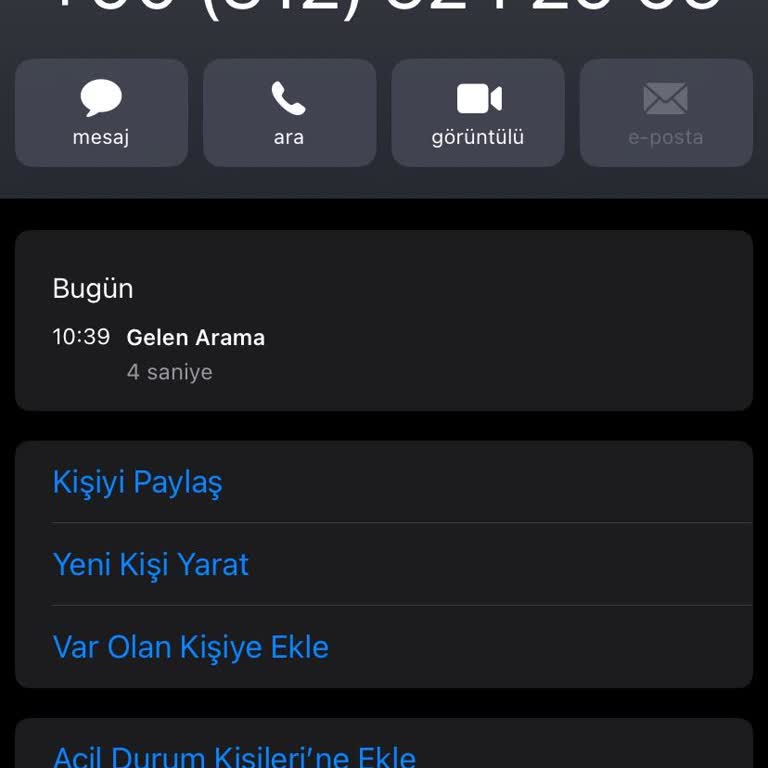 Bilinmeyen Numaradan Gelen Şüpheli Arama