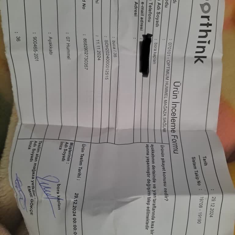 20 Günlük Ayakkabıda Aşınma Ve Hummel'dan Destek Alamama