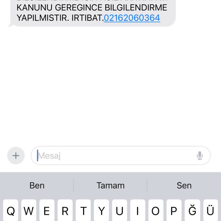 Asılsız Dava / İcra SMS Dolandırıcılığı