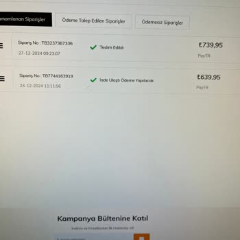 İade Edilmeyen Para Ve Sürekli Ertelenen Sözler