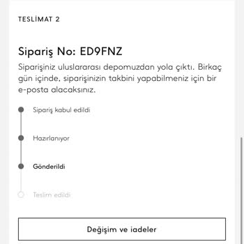 Mango Uygulamasında Kargoya Verilmeyen Ürün Sorunu