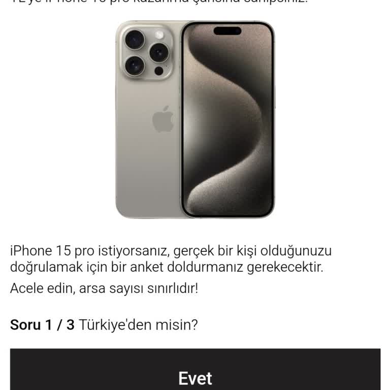 Trendyol Çekilişinde Yanıltıcı Anket Sorunu