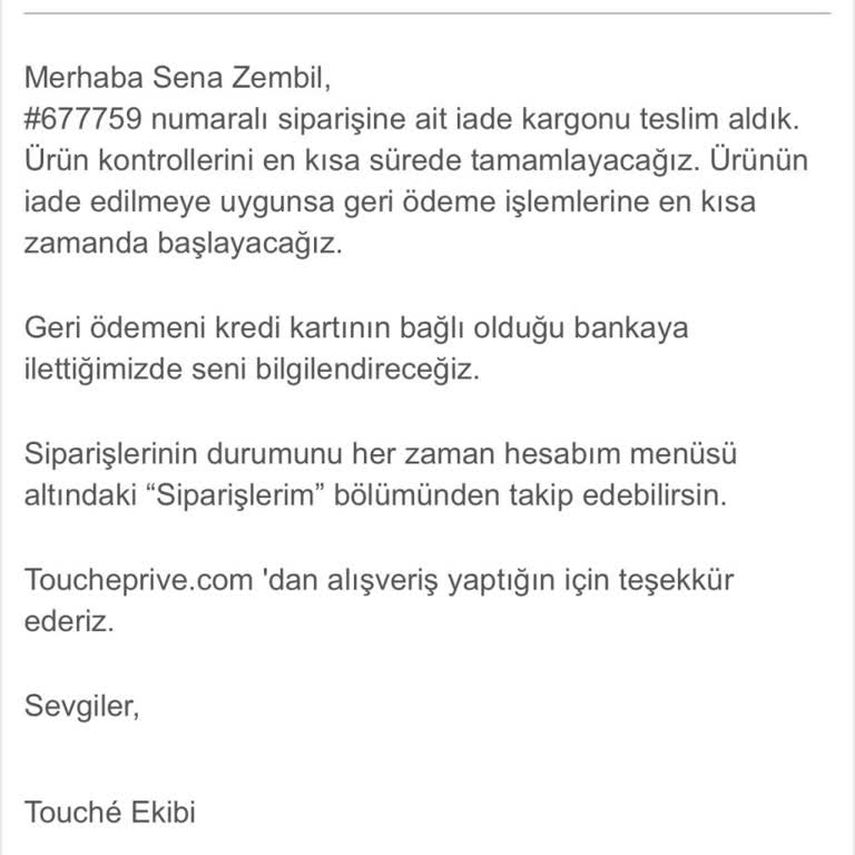 İade Sürecinde Gecikme Sorunu