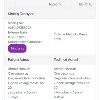 Sipariş İptali Ve Para İadesi Sorunu