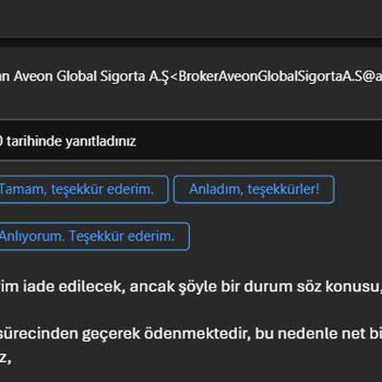 Aveon Sigorta İle Geciken Kasko İptal Ücreti Sorunu