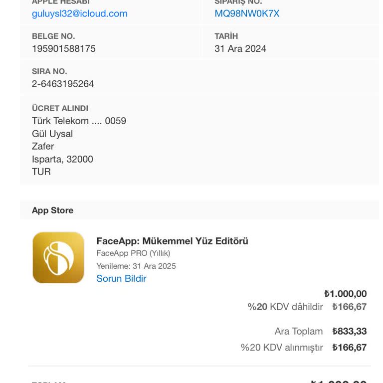 İptal Edilen Üyelik İçin Yansıtılan Ücret Şoku