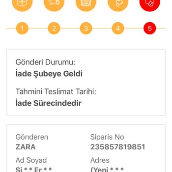 Kargo İadesinde Yaşanan Uzun Süreli Gecikme Ve Memnuniyetsizlik