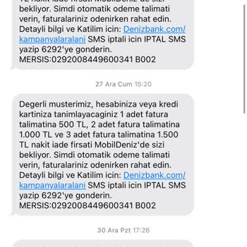 Denizbank Kampanya Karmaşası Ve İletişim Sorunları