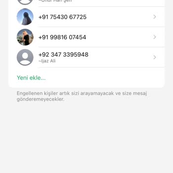 WhatsApp'ta Yabancı Numaralardan Gelen Rahatsızlık
