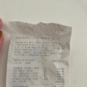 Sek Laktozsuz Latte'de Beklenmedik Parçacıklar Ve Kötü Tat