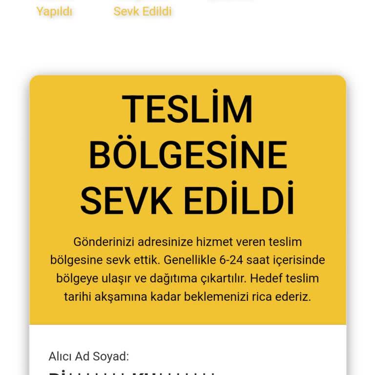 Kargo Teslimatında Yaşanan Sorun Ve İletişim Eksikliği
