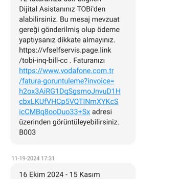 Yüksek Fatura Şoku: Vodafone'dan Beklenmedik Ücretler