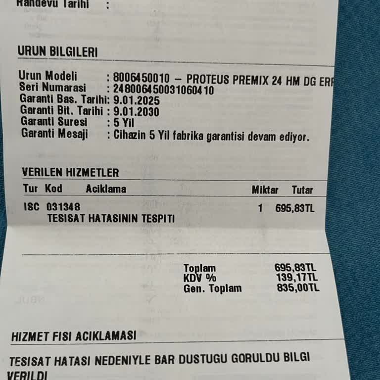 Bar Vanası Sorunu Ve Yüksek Servis Ücreti