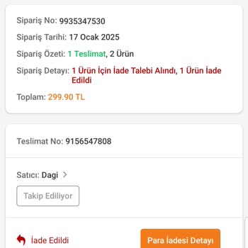 Eksik Ürün Ve Sahte Fatura Sorunu