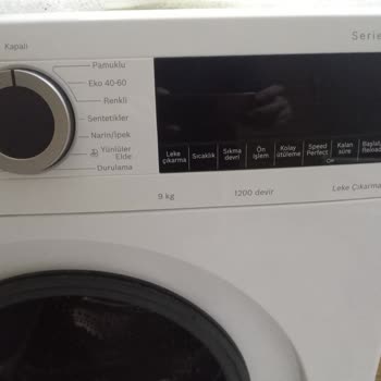 Bosch Çamaşır Makinesi Hayal Kırıklığı