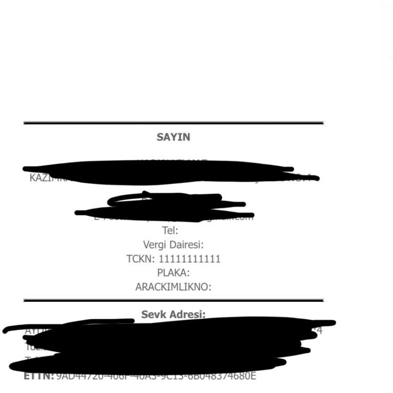 Hatalı Fatura Ve Ulaşım Sorunu