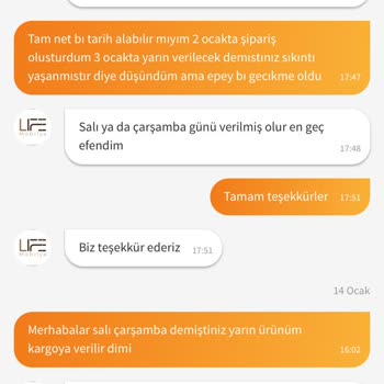 Sipariş Sürecinde Yaşanan Sorunlar Ve İptal Edilen Ürün