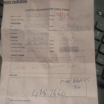 Adidas Montta Renk Solması Ve Tüylenme Sorunu