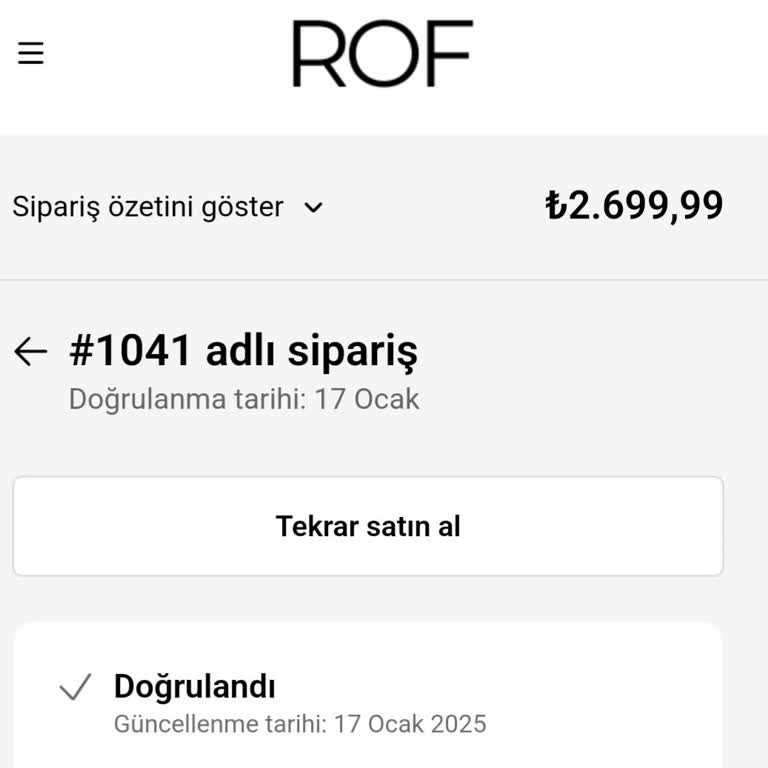 Rof Giyim Müşteri Hizmetleri Sessizliği: Cevapsız Kalan Şikayetler Ve İade Sorunları