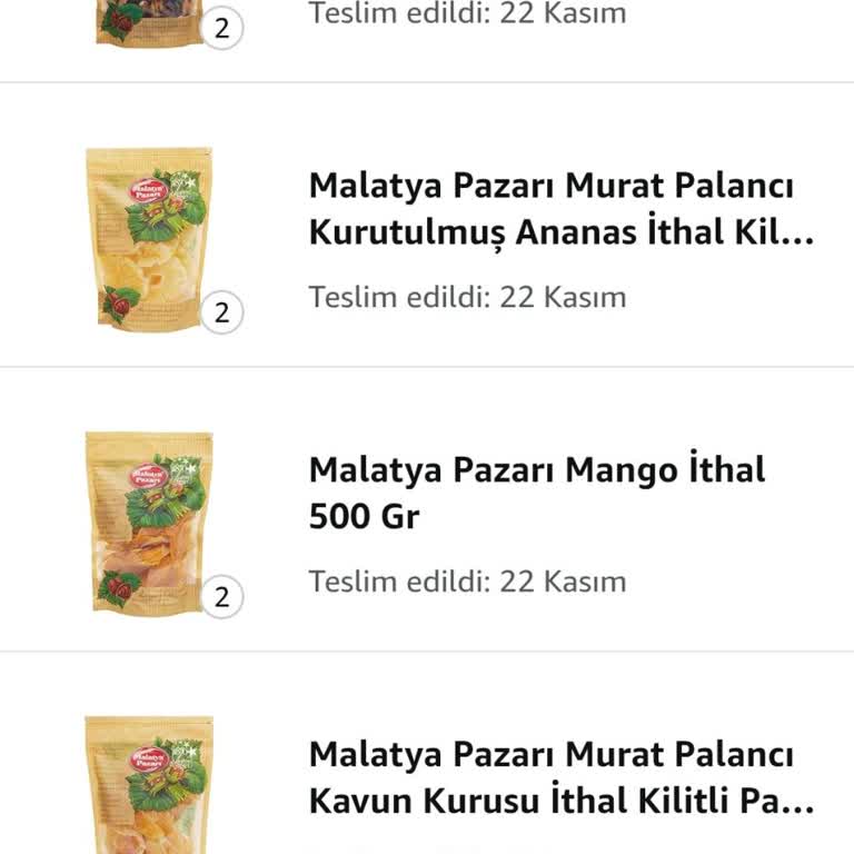 Amazon'dan Aldığım Ürünler Bayat Ve Tatlı, Müşteri Hizmetleri İlgisiz
